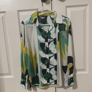 Zara Multicolor Button Down Shirt